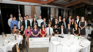 The check presentation.